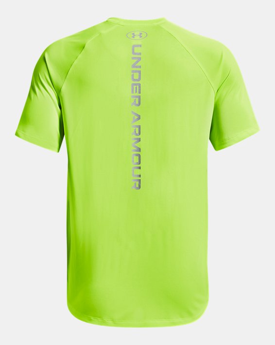 Camiseta de manga corta UA Tech™ Reflective para hombre, Green, pdpMainDesktop image number 5